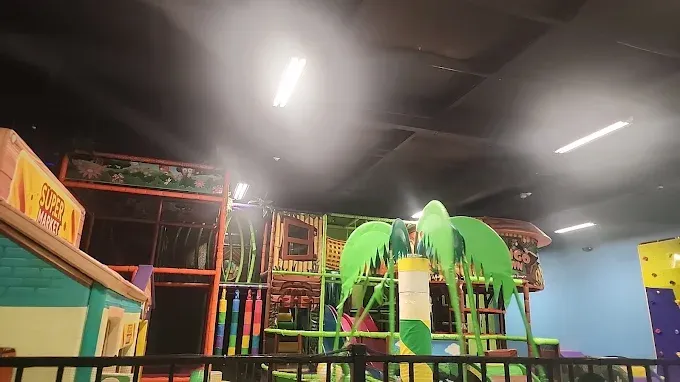 Jungle Play soft play area for younger kids at SacTag Sacramento